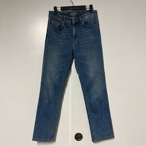 filippa K Stella cropped mid blue denim jeans Size M